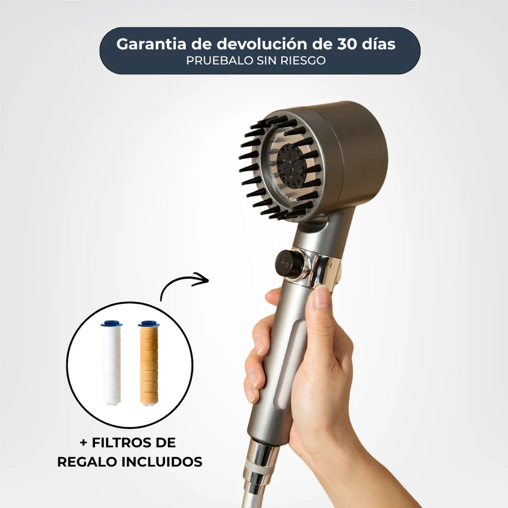 Cabezal de Ducha Turbo de Alta Presión – Ducha Eficiente y Revitalizante